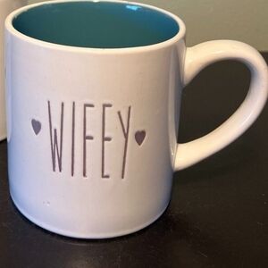 Charming Wifey Mug - White and Blue